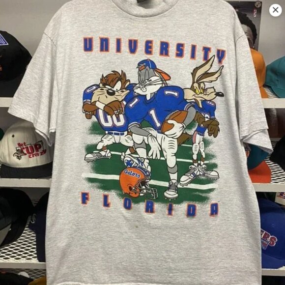 Vintage 1993 Florida Gators Football Looney Tunes shirts sweater - Picture 1 of 2